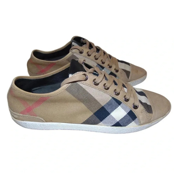 Burberry check sneakers size 38 - Picture 4 of 10